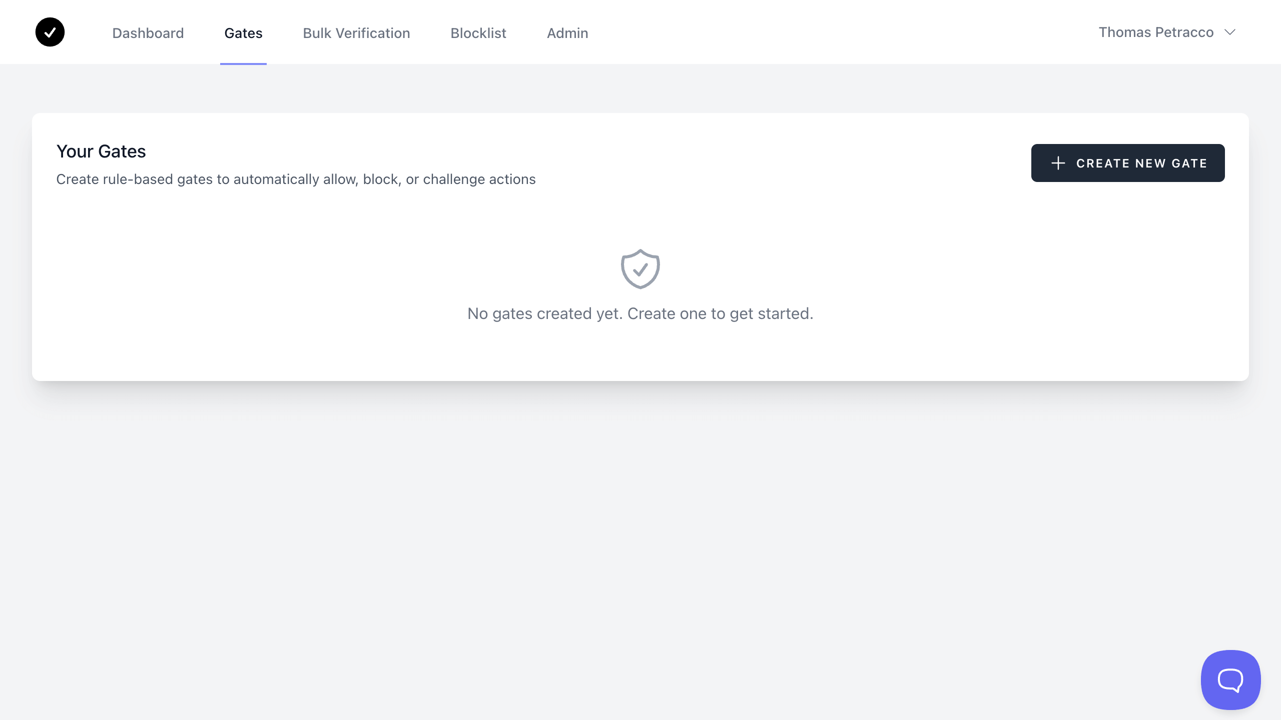 Empty Gates Dashboard